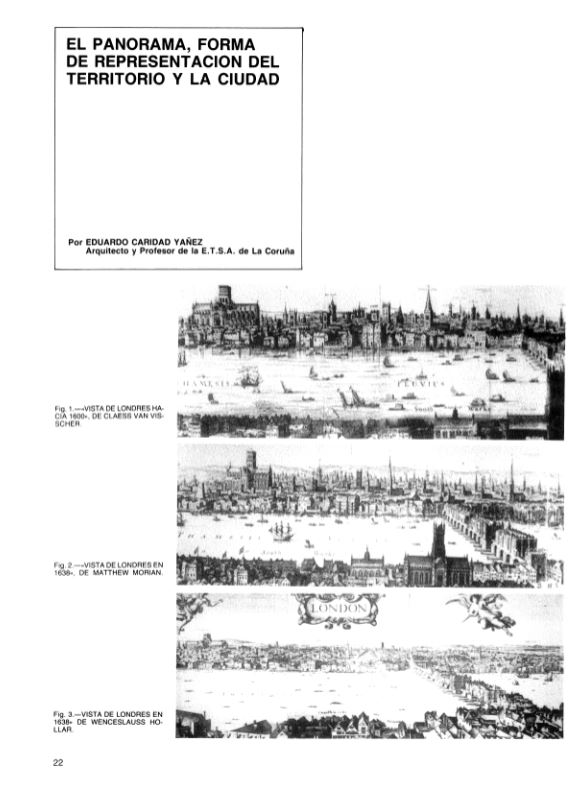 El panorama, forma de representación del territorio y la ciudad