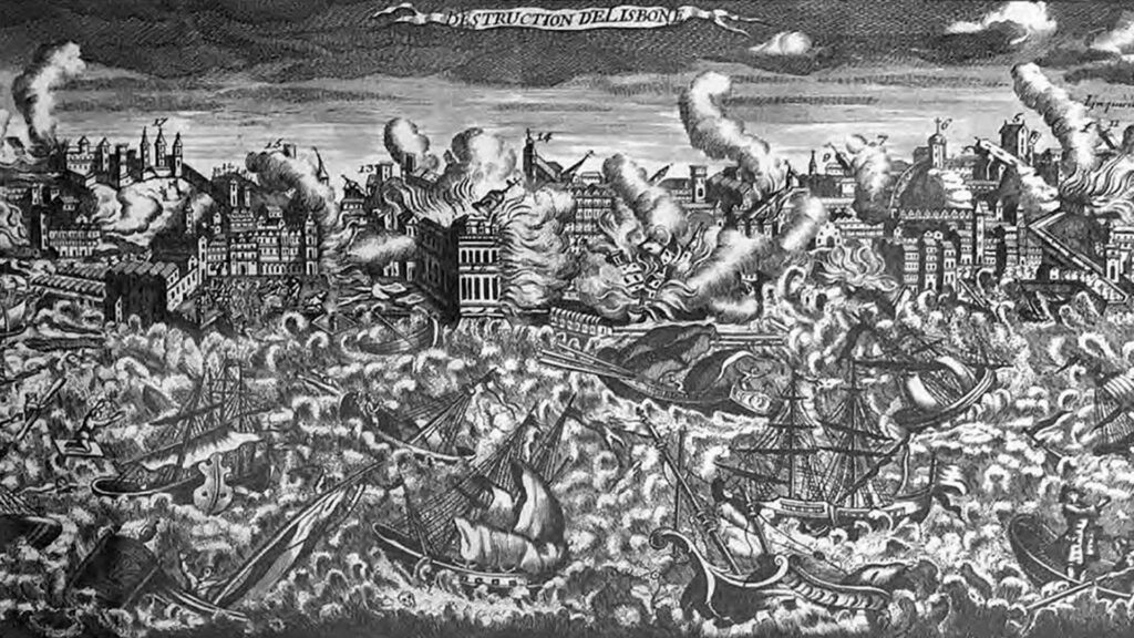 Anonymus. The Lisbon Earthquake and Tsunami, 1755, Museu da Cidade, Lisboa (image courtesy of Museu da Cidade)