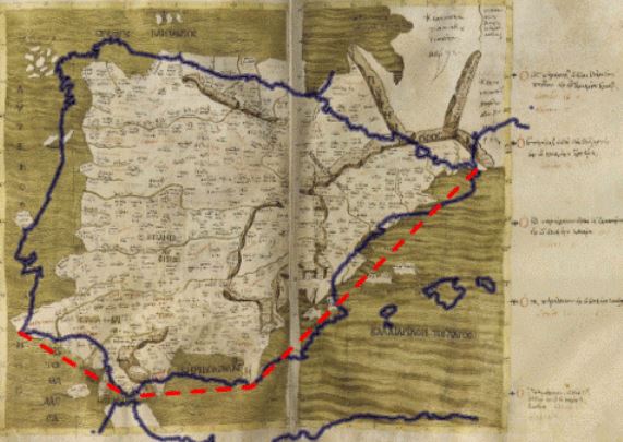 Interpretaciones gráficas de la Geogrphia de Ptolomeo: los primeros mapas de la península Ibérica y su aproximación al territorio extremeño