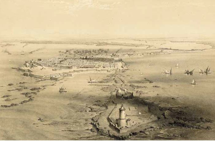 Ciudades andaluzas a vista de pájaro. Las imágenes de Guesdon hacia 1853