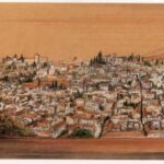 Alhambra de Granada, Reales Alcázares de Sevilla: dibujos.