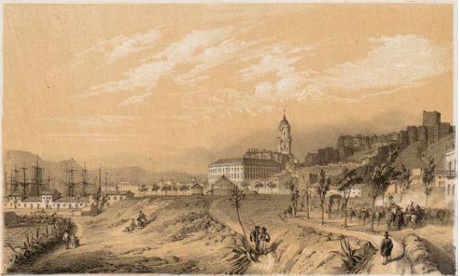 Historical views and viewpoints in Malaga until 1850